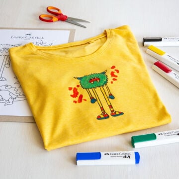 Faber Castell Fabric Marker Tekstil Kumaş Kalem Seti 5li Klasik