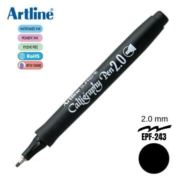 Artline Supreme Kaligrafi Kalemi 2.0 Siyah