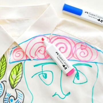 Faber Castell Fabric Marker Tekstil Kumaş Kalem Seti 5li Pastel