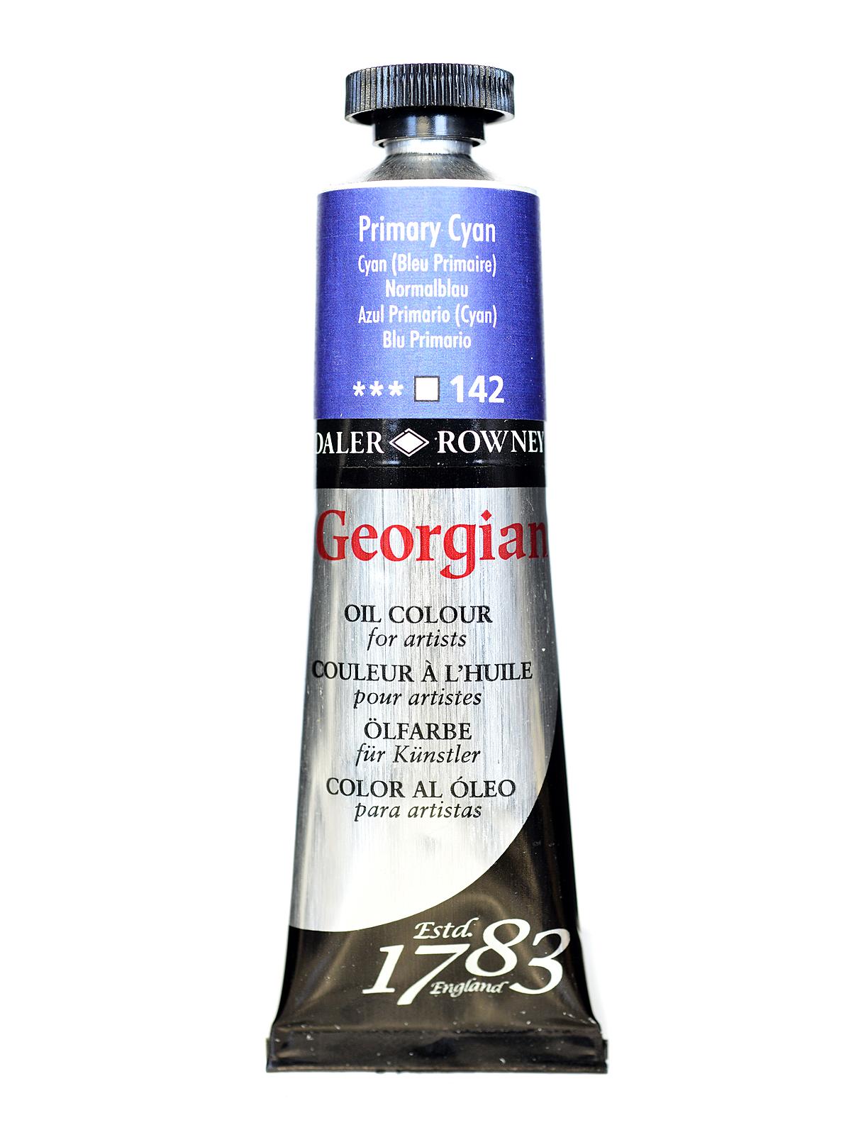 Daler Rowney Georgian Yağlı Boya 38ml 142 Primary Cyan