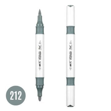ART-X Çift Uçlu Akrilik Marker Kalem 212 Gri