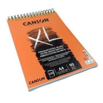 Canson XL Eskiz Defter Croquis A4 90gr 120yp Üstten Spiralli