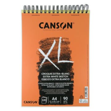 Canson XL Eskiz Defter Croquis A4 90gr 120yp Üstten Spiralli - 645