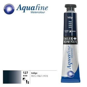 Daler Rowney Aquafine Tüp Sulu Boya 8ml 127 Indigo