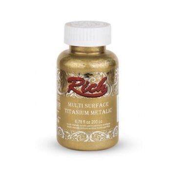 Rich Multi Surface Titanium Metalic 200ml White Gold 200 2518