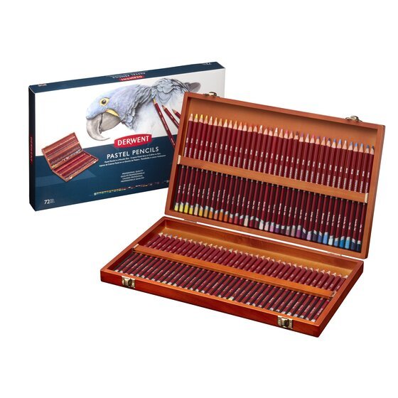 Derwent Pastel Pencil 72'li Ahşap Kutu