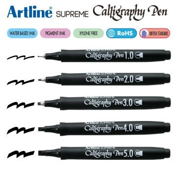 Artline Supreme Kaligrafi Kalemi 2.0 Kırmızı