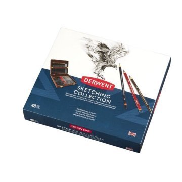 Derwent Sketching 48'li Ahşap Kutu