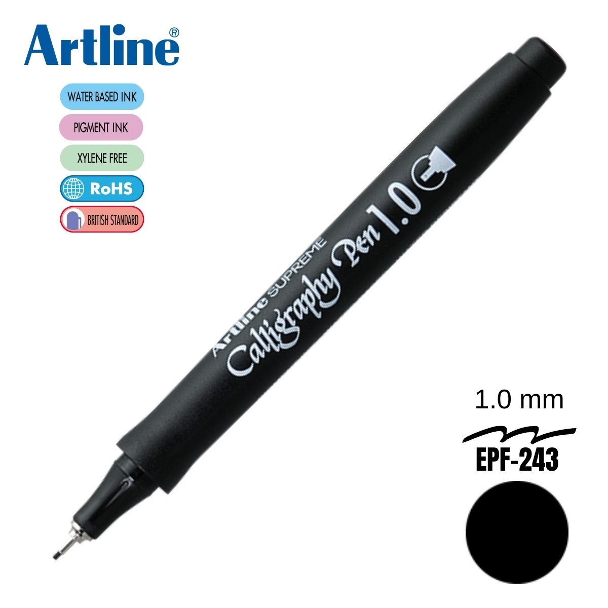 Artline Supreme Kaligrafi Kalemi 1.0 Siyah