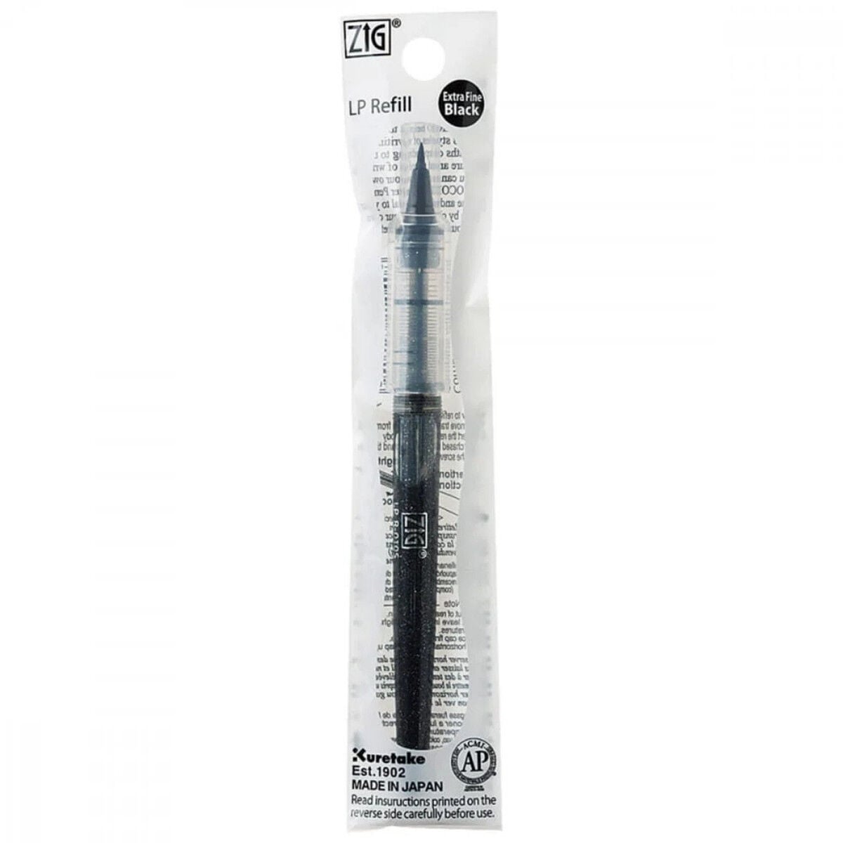 Zig Letter Pen Cocoiro Refill R-010S Siyah
