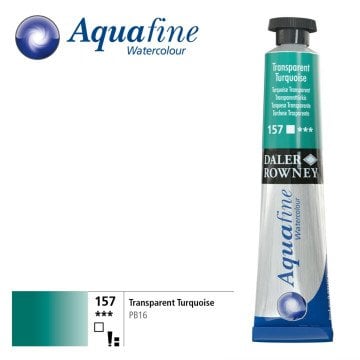 Daler Rowney Aquafine Tüp Sulu Boya 8ml 157 Transparent Turqouise