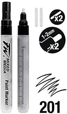 Daler Rowney FW Mix Paint Markers Seti M Yuvarlak Uç 1-2mm 2li Set