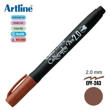 Artline Supreme Kaligrafi Kalemi 1.0 Sepya