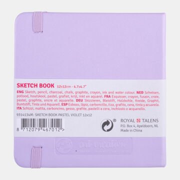 Talens Art Creation Eskiz Bloğu Sert Kapak 140gr 12x12cm Lila 80yp