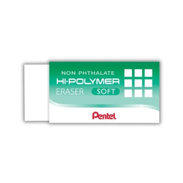 Pentel Hi-Polymer Yumuşak Silgi Beyaz Soft
