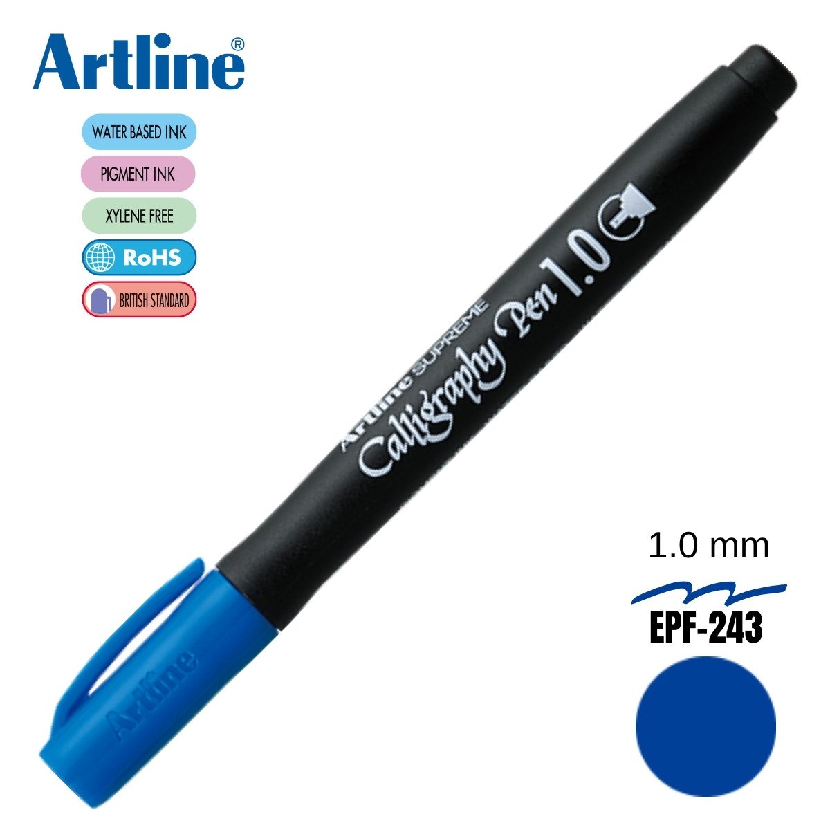 Artline Supreme Kaligrafi Kalemi 1.0 Mavi