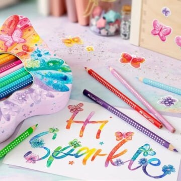 Faber Castell Sparkle Boya Kalem Kelebek Seti 20li