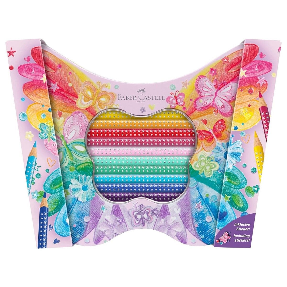 Faber Castell Sparkle Boya Kalem Kelebek Seti 20li