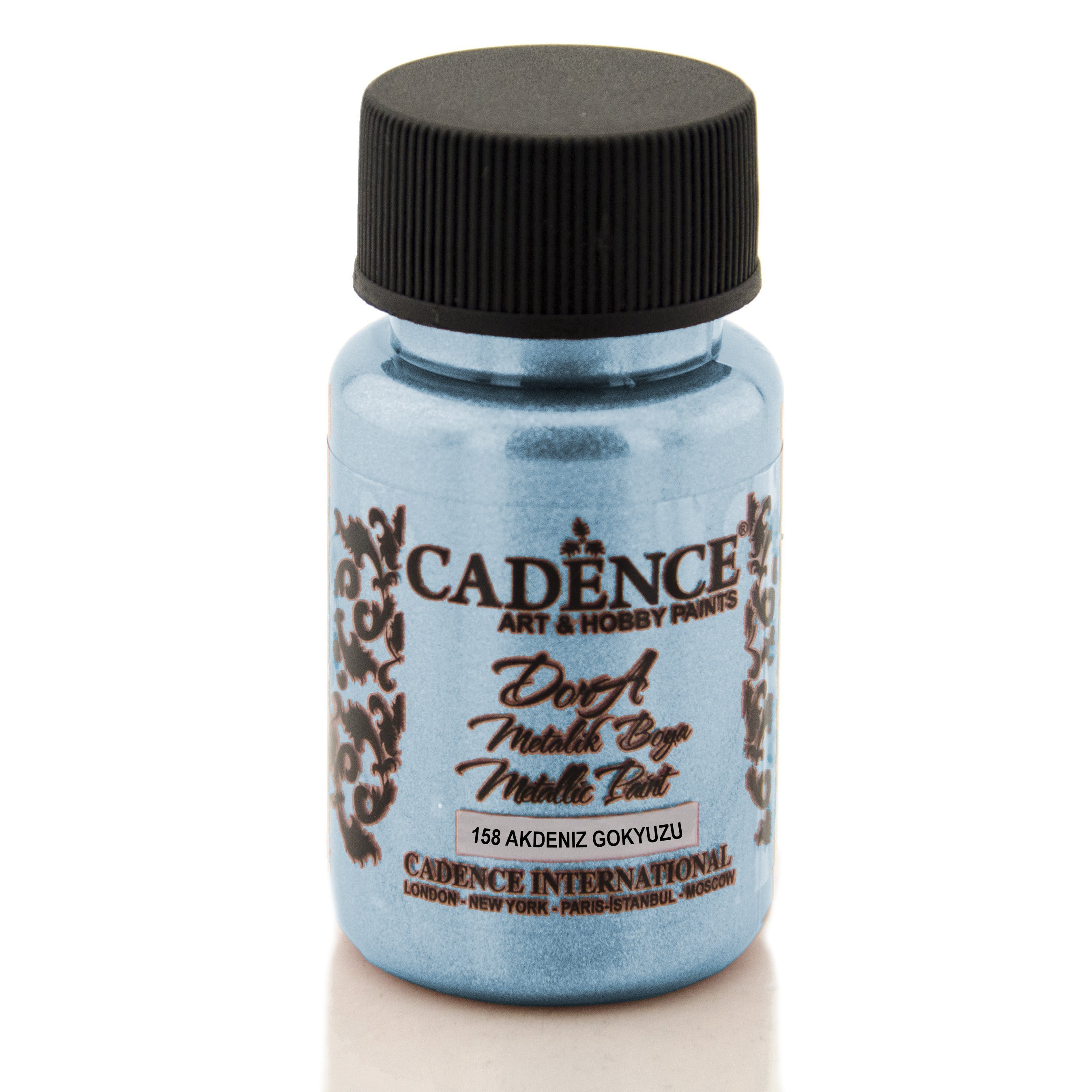 Cadence Dora Metalik Boya 50ml 158 Akdenız Gokyuzu