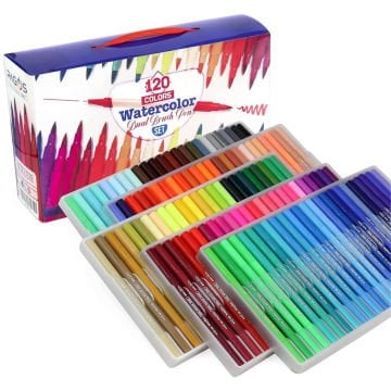 Pagos Dual Brush Su Bazlı Marker Seti 120 Renk