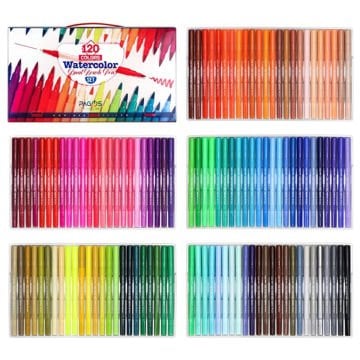 Pagos Dual Brush Su Bazlı Marker Seti 120 Renk