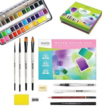 Pagos Sulu Boya Seti 36 Renk Özel Kutulu
