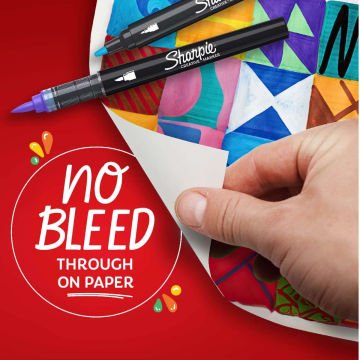 Sharpie Permanent Markör Fırça Uç 5li Set Paint Effect