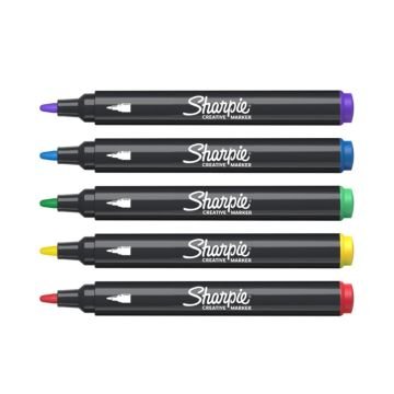 Sharpie Permanent Markör Yuvarlak Uç 5li Set Paint Effect