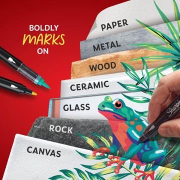 Sharpie Permanent Markör Yuvarlak Uç 5li Set Paint Effect
