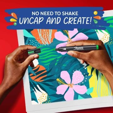 Sharpie Permanent Markör Yuvarlak Uç 5li Set Paint Effect