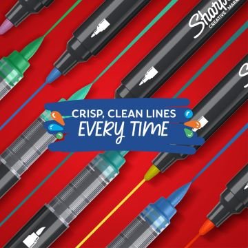 Sharpie Permanent Markör Yuvarlak Uç 5li Set Paint Effect