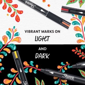 Sharpie Permanent Markör Yuvarlak Uç 5li Set Paint Effect