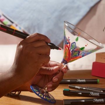 Sharpie Permanent Markör Yuvarlak Uç 5li Set Paint Effect
