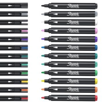 Sharpie Permanent Markör Yuvarlak Uç 12li Set Paint Effect