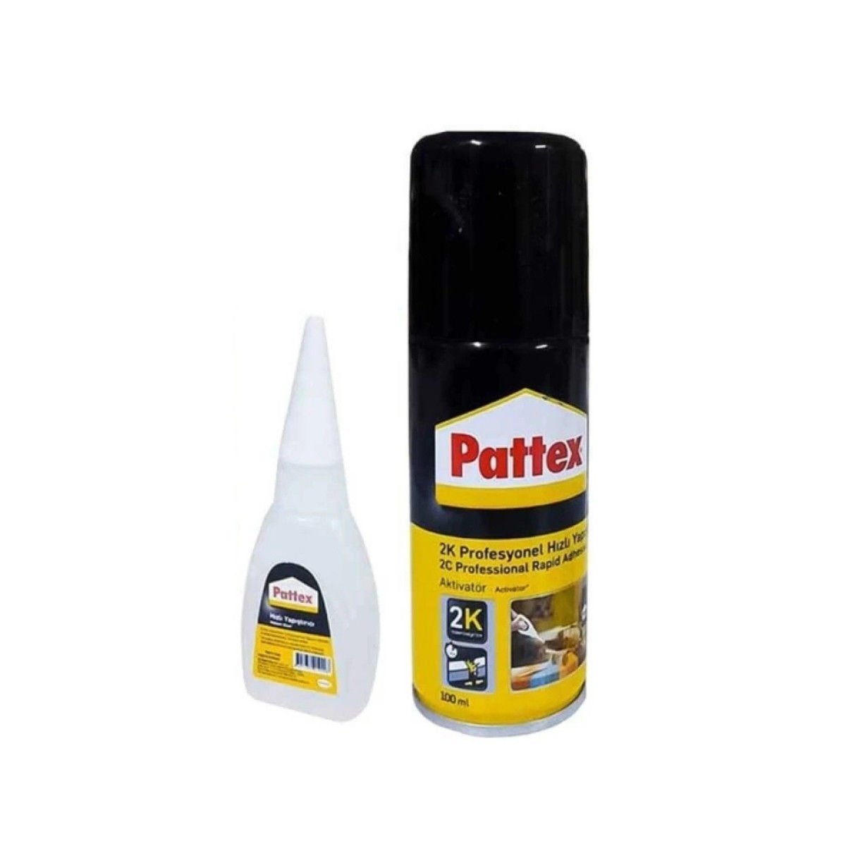 Pattex 2k Hızlı Spray Yapıştırıcı 100+25ml