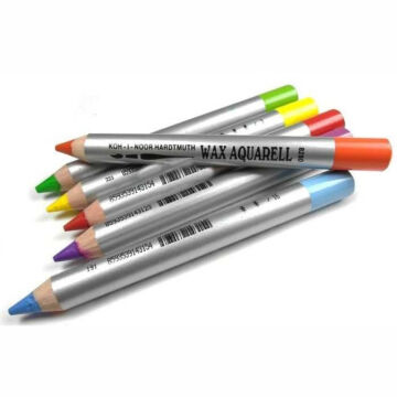 Koh-i Noor Wax Aquarell Balmumu Kalın Boya Kalem Seti 24lü Metal Kutulu