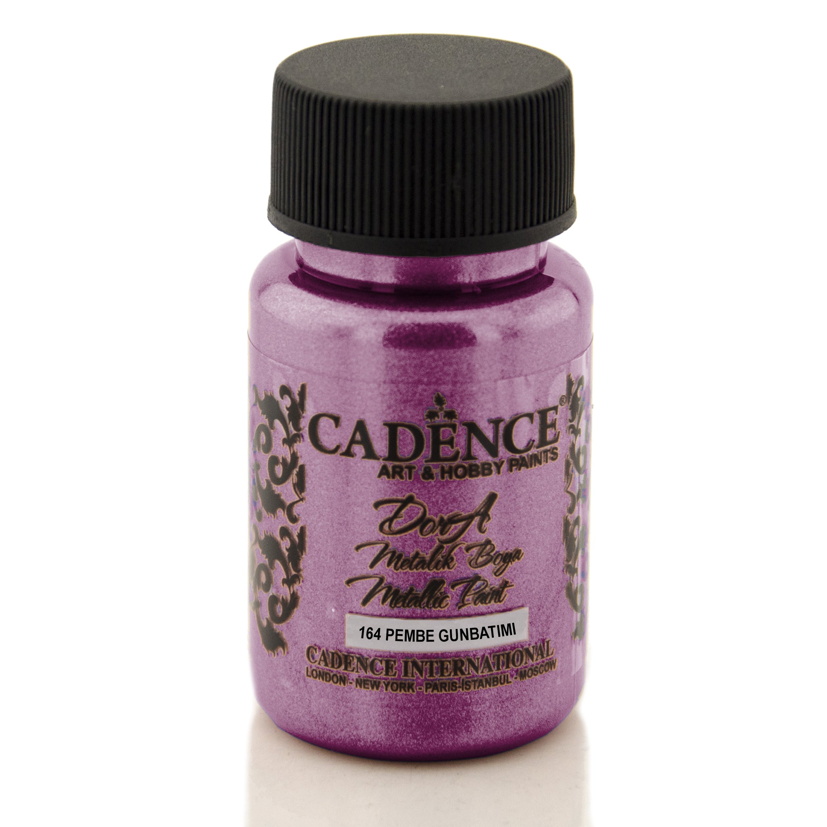 Cadence Dora Metalik Boya 50ml 164 Pembe Gunbatımı