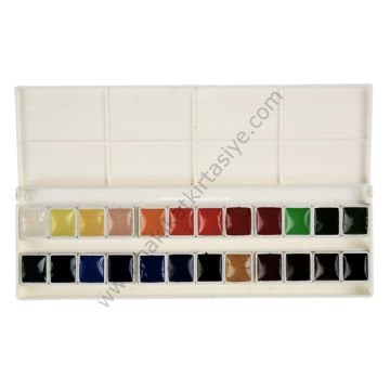 Afra Artists Water Colours Sulu Boya Tablet Seti 24lü Student