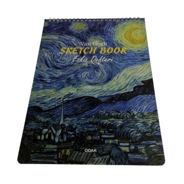 Van Gogh Eskiz Defteri A4 160gr 40yp Yıldızlı Gece