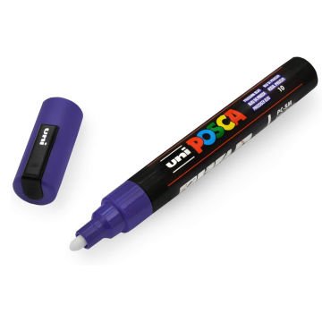 Uni Posca Su Bazlı Marker PC-5M 1.8-2.5mm 10 Prussian Blue