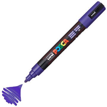 Uni Posca Su Bazlı Marker PC-5M 1.8-2.5mm 10 Prussian Blue