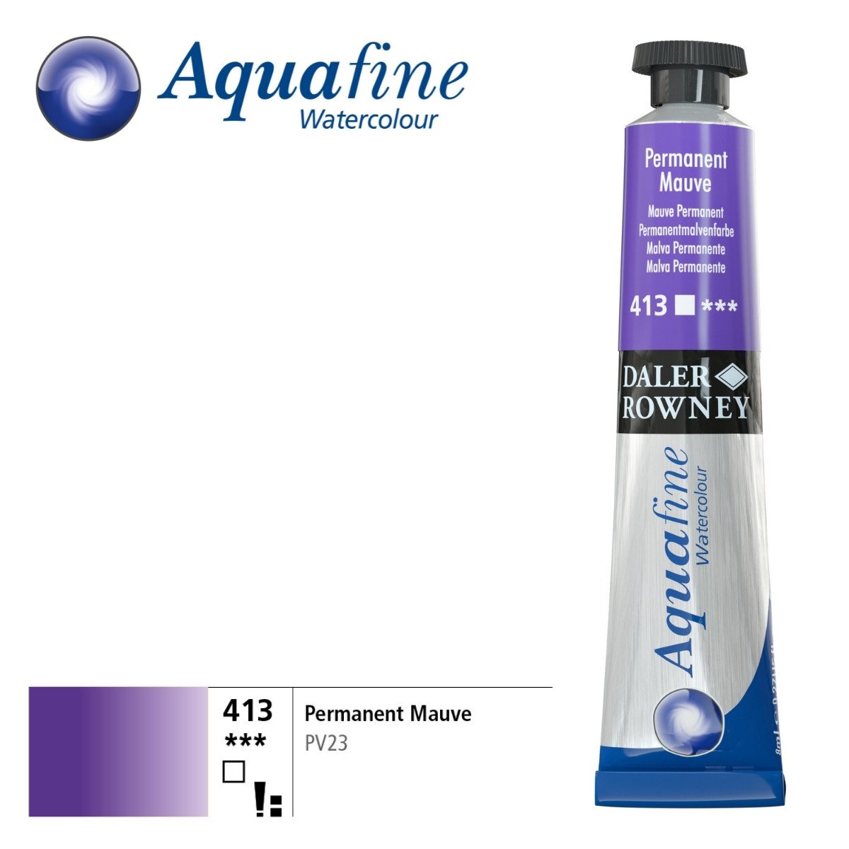 Daler Rowney Aquafine Tüp Sulu Boya 8ml 413 Mauve