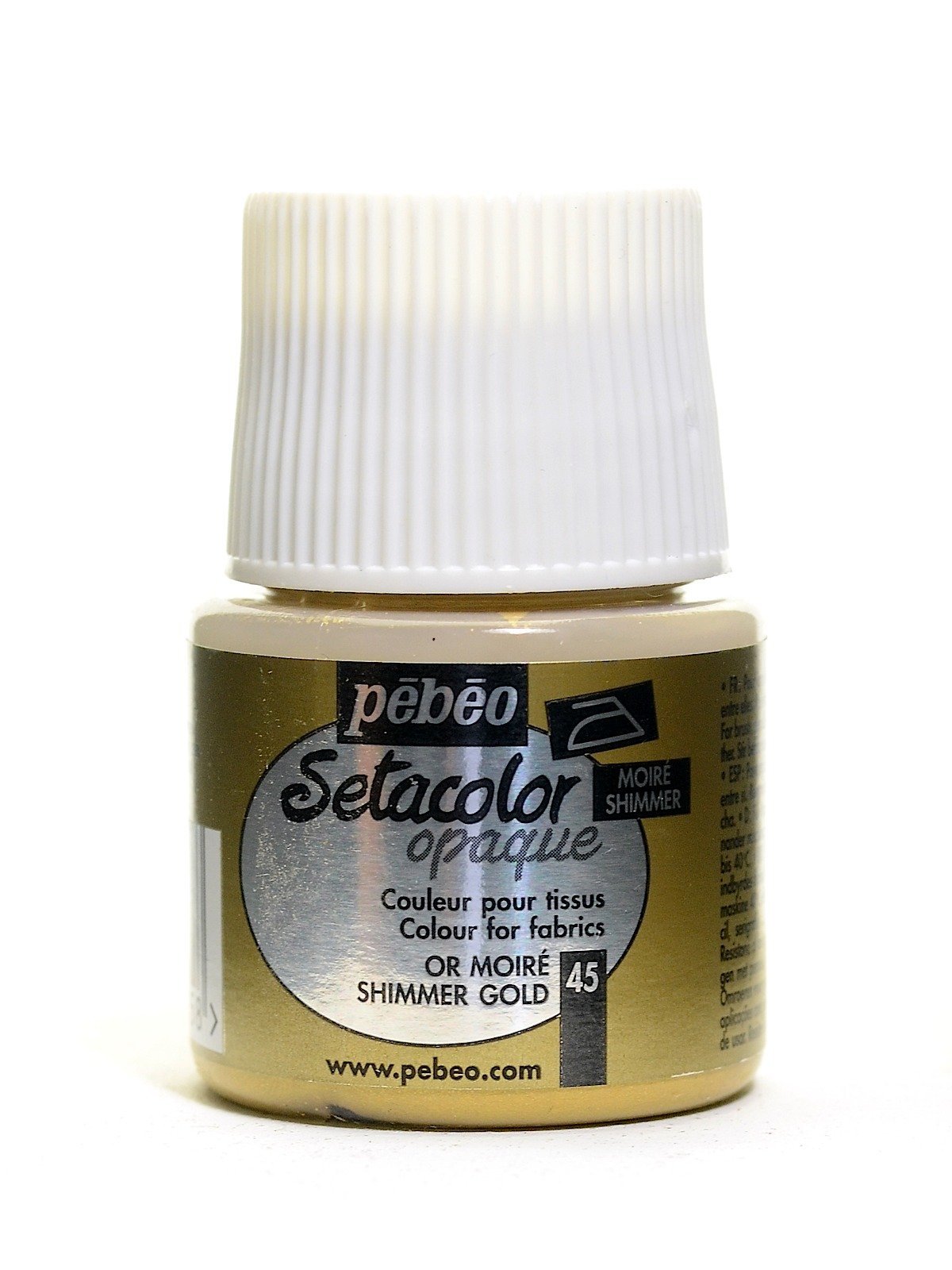 Pebeo Setacolor Opak Kumaş Boyası 45ml 45 Shimmer Gold
