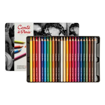 Conté a Paris Pastel Kalem Seti Metal Kutu 24lü