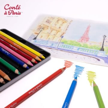 Conté a Paris Pastel Kalem Seti Metal Kutu 24lü