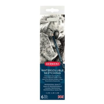 Derwent Watersoluble Sketching 6 lı Teneke Kutu