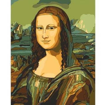 Sayılarla Boyama Seti - Numaralı Tuval Boyama 40x50cm - Monalisa