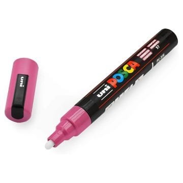 Uni Posca Su Bazlı Marker PC-5M 1.8-2.5mm 57 Raspberry