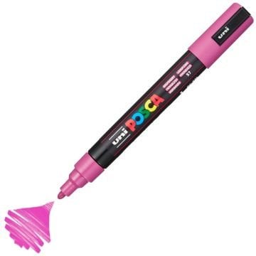 Uni Posca Su Bazlı Marker PC-5M 1.8-2.5mm 57 Raspberry