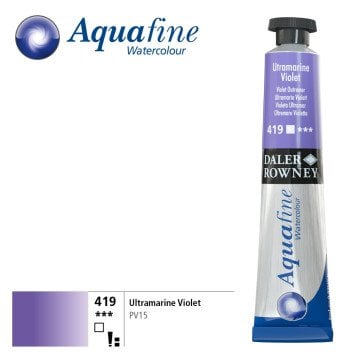 Daler Rowney Aquafine Tüp Sulu Boya 8ml 419 Ultramarine Violet